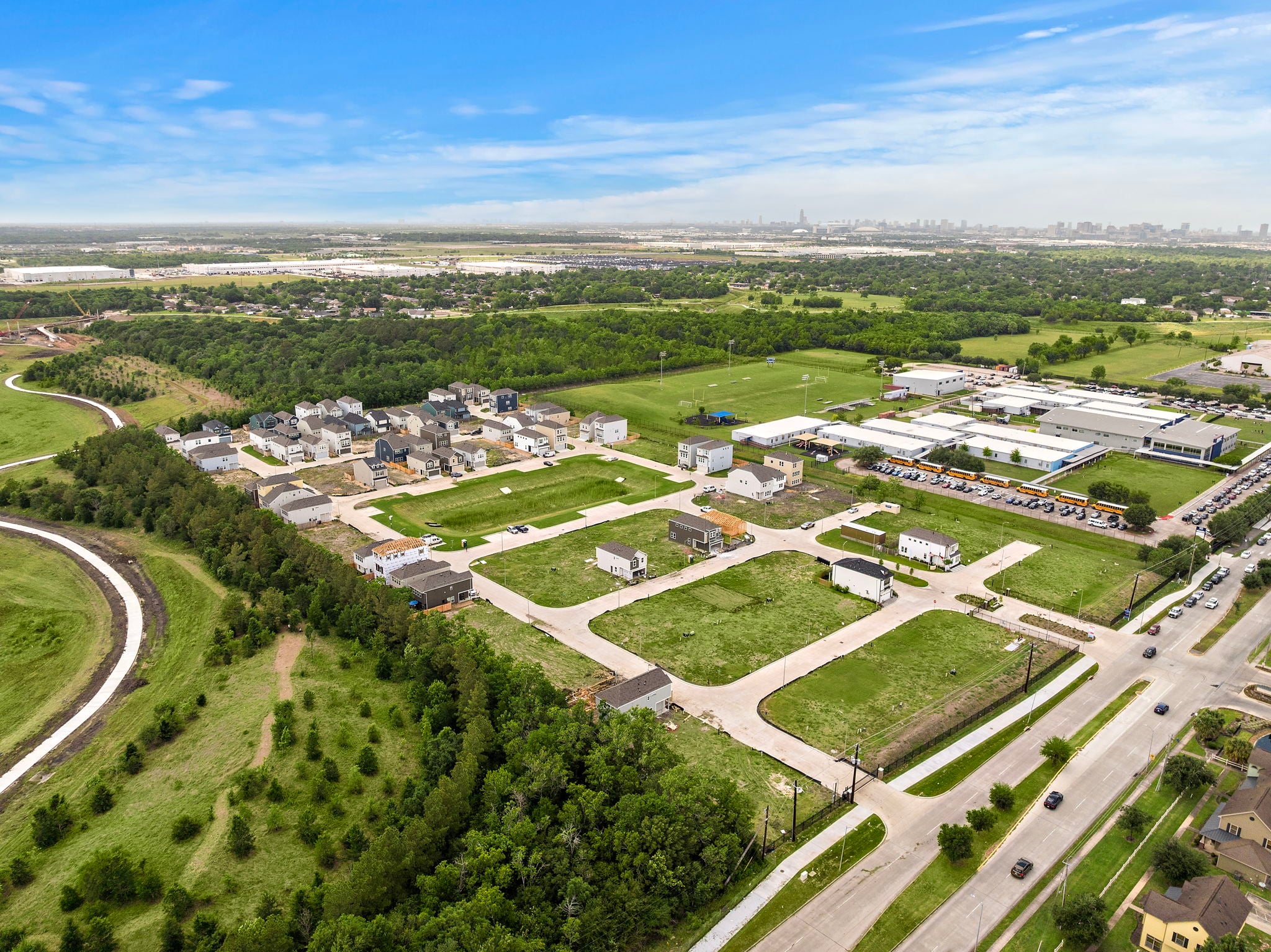Cloverdale new homes in south Houston