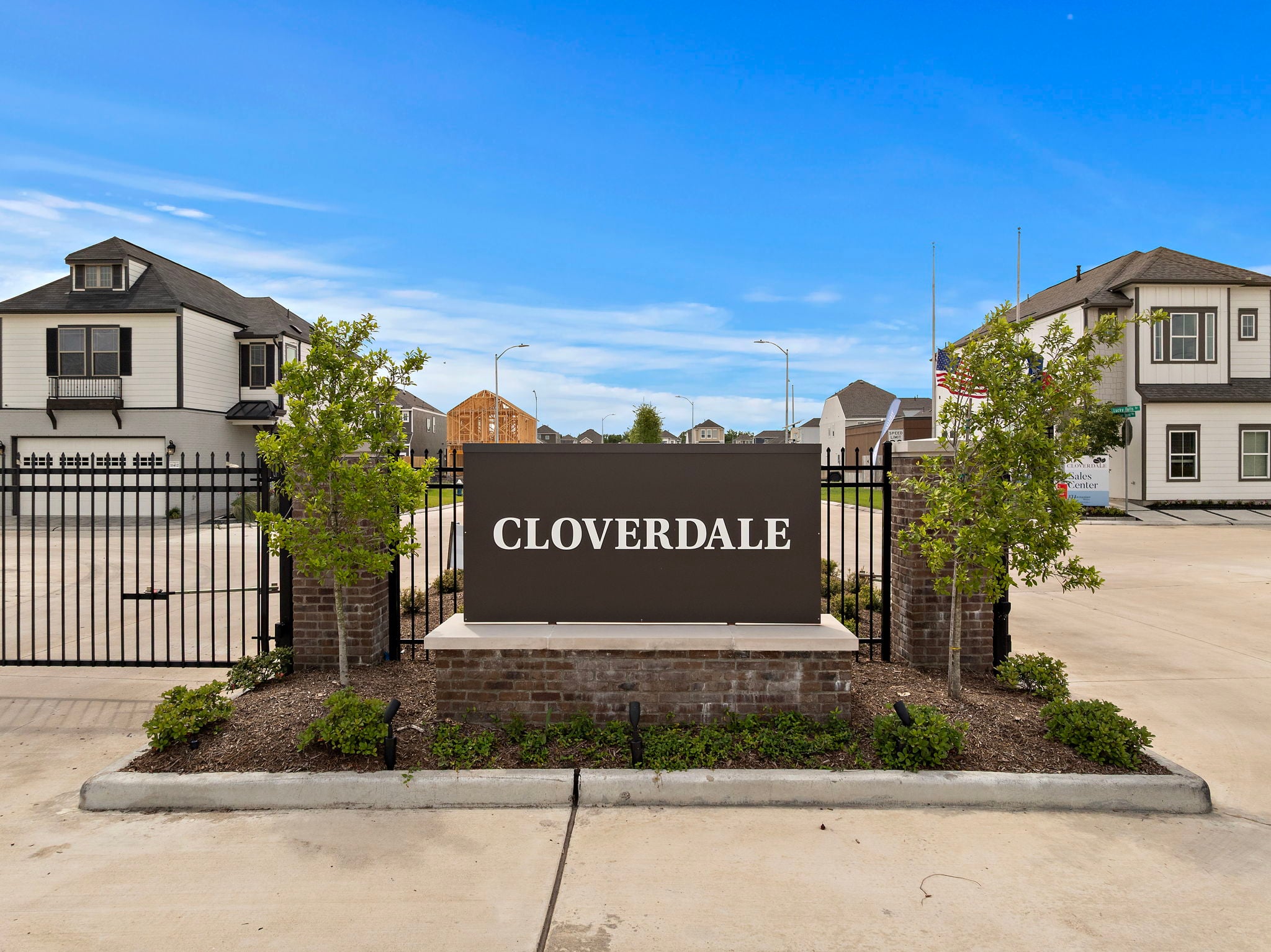 Cloverdale gated community entrance