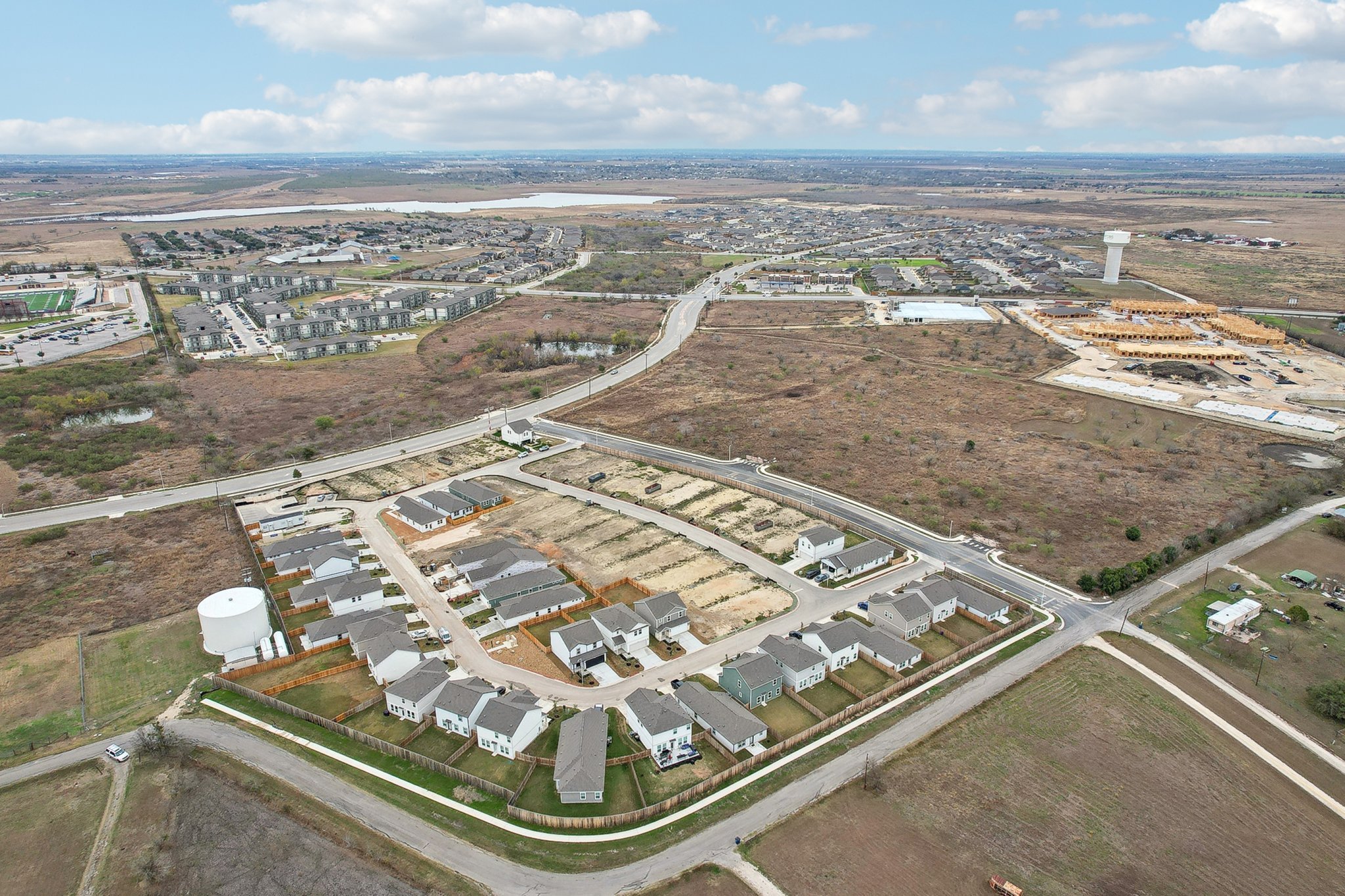 Aerial view of Pinnacle at Cottonwood Creek
