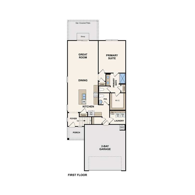 First Floor plan Bear Creek Century Communities