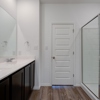 Primary bath in Whitney plan at 4422 Chandler Road, building #31 at Covington in San Antonio by Century Communities