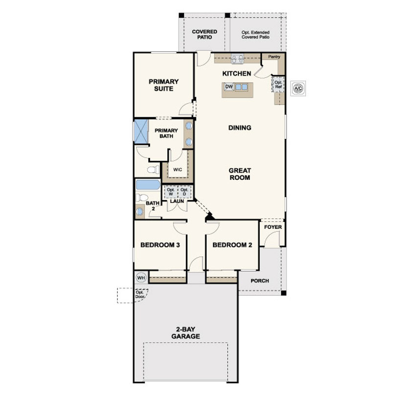 Residence 1361 main floor plan