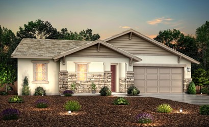 Monarch, Sienna Elevation C Rendering, Right Swing, Kingsburg, CA