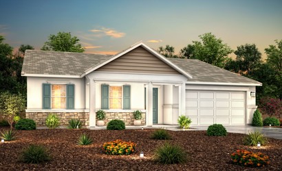 Monarch, Sienna Elevation B Rendering, Right Swing, Kingsburg, CA