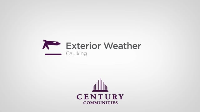 Exterior Weather Caulking Video