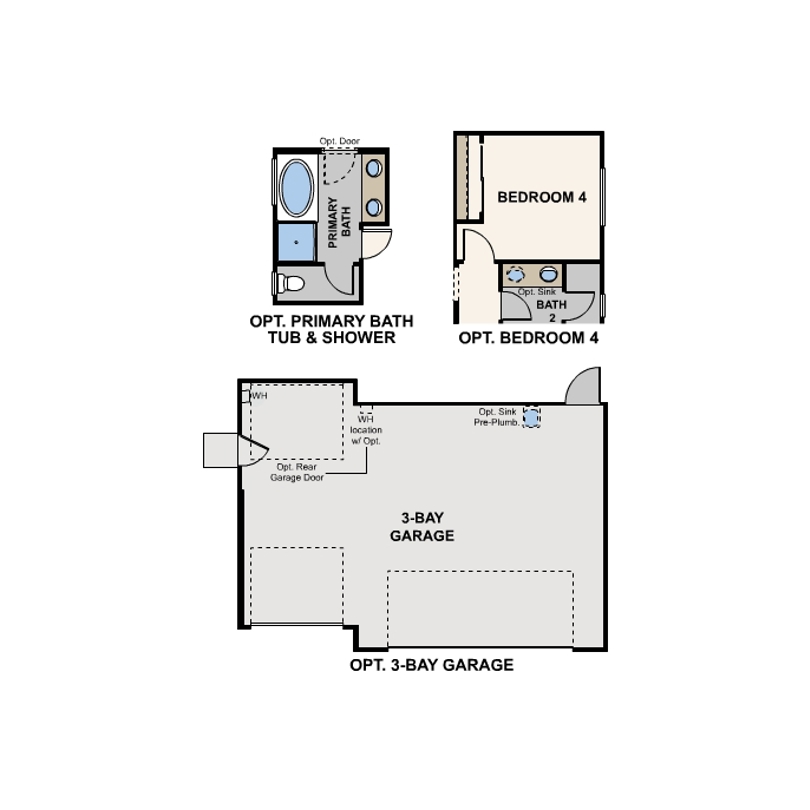 silhouette at sunrise ranch, jade floor plan, options, los banos, ca