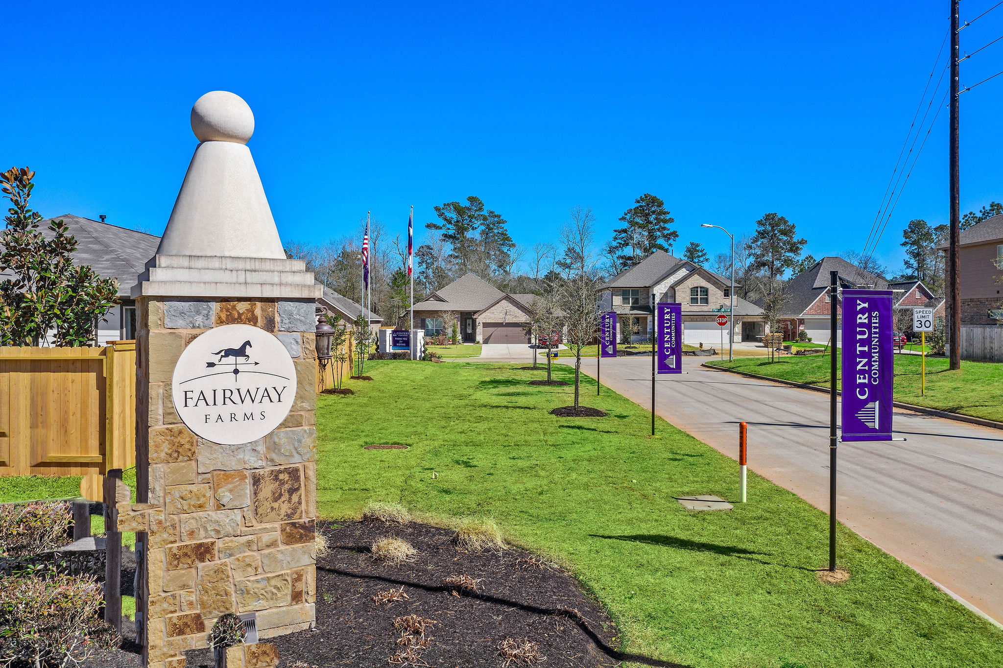 Street view of Fairway Farms in Tomball, TX