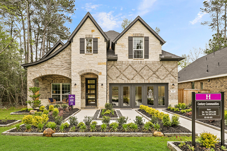 Home exterior at The Woodlands Hills in Conroe, TX
