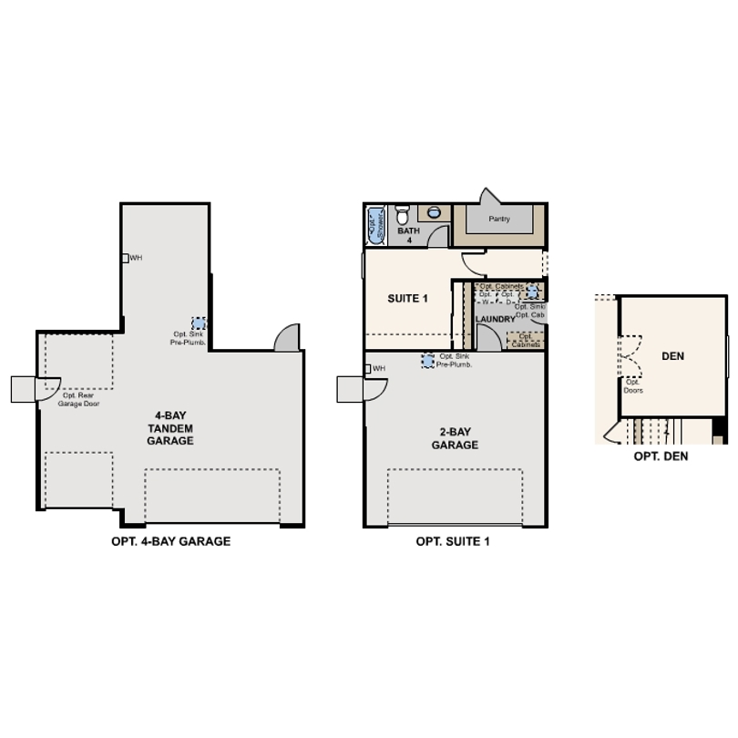 silhouette at sunrise ranch, saffron floor plan, first floor options, los banos, ca