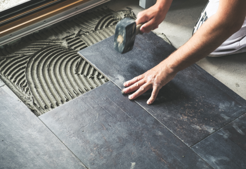 Tile flooring