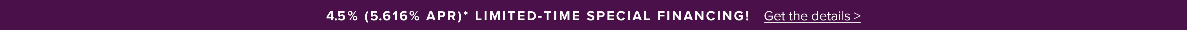 4.5% Spec Financing