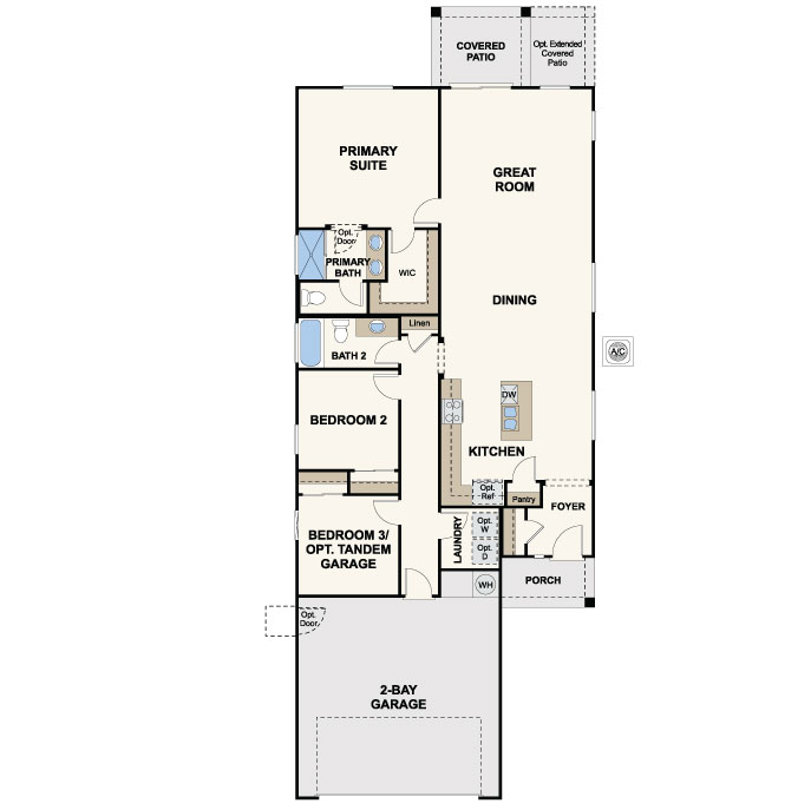 Residence 1495 main floor plan