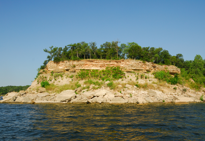 Lake Texoma shoreline