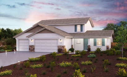 Greenhills Estates, Acacia Elevation C Rendering, Left Swing, Chowchilla, CA