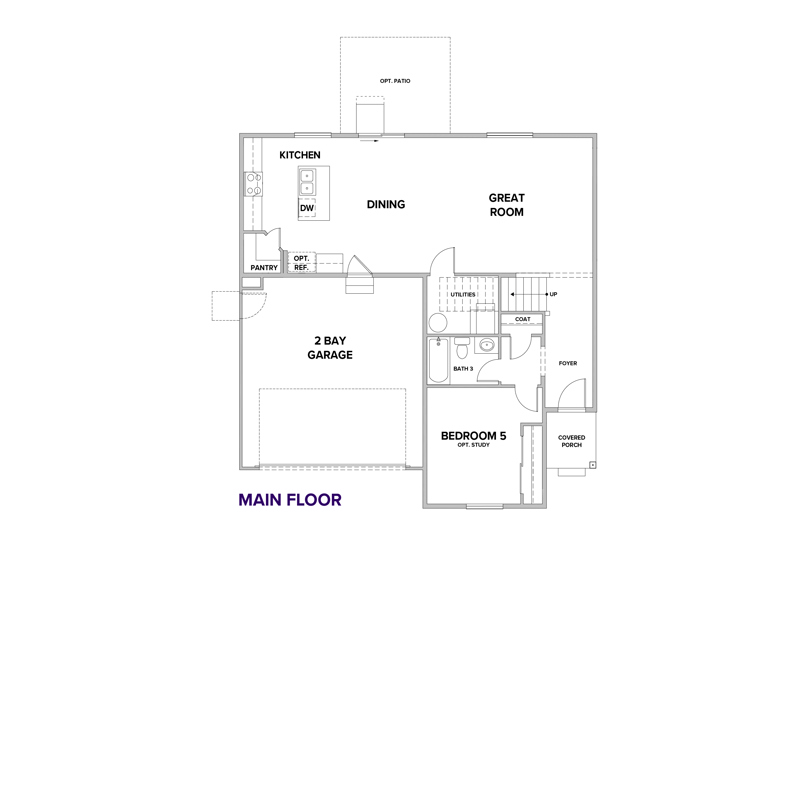 1st Floor of the Silverthorne at Spring Valley Ranch in Elizabeth, CO