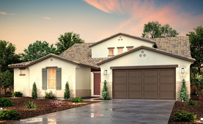 Monarch, Jasper with Pop Top Elevation A Rendering, Right Swing, Kingsburg, CA
