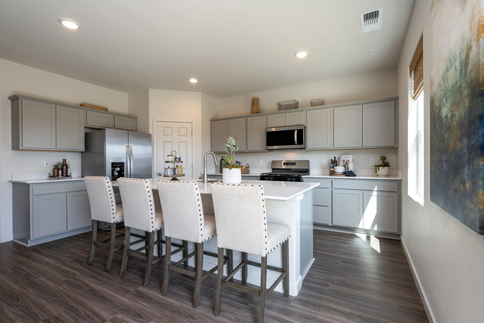 Model home at Liberty Hill in Tulare, CA