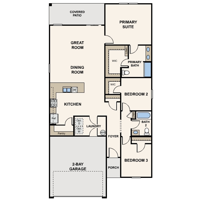 Water Crest 1543 Floor Plan