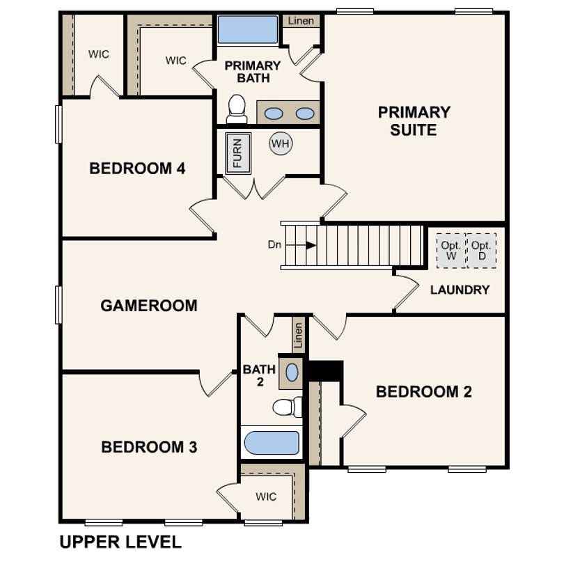 Highland Meadows Single-Family Kingston Floor Plan 2 in Shepherdsville KY
