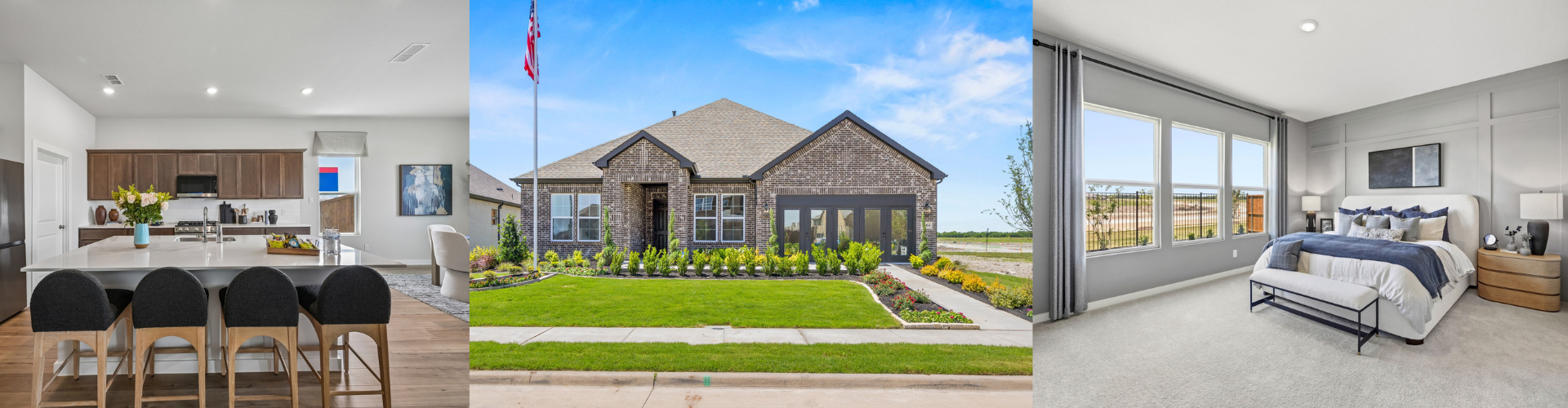 A house with a pool and a large lawn.