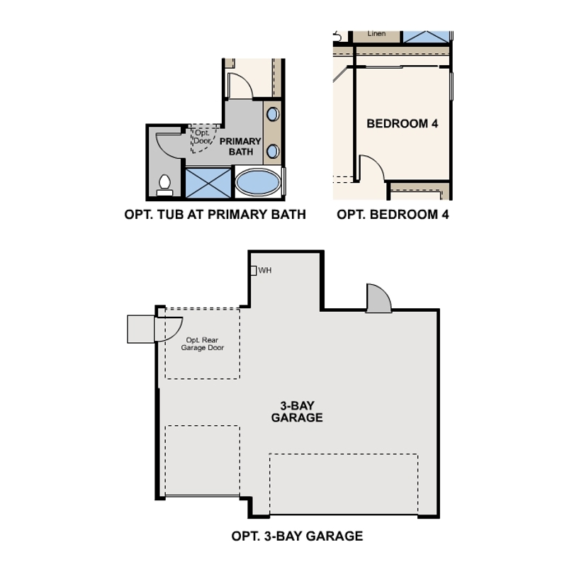 meadowood ii, sage floorplan, first floor options, fresno, ca