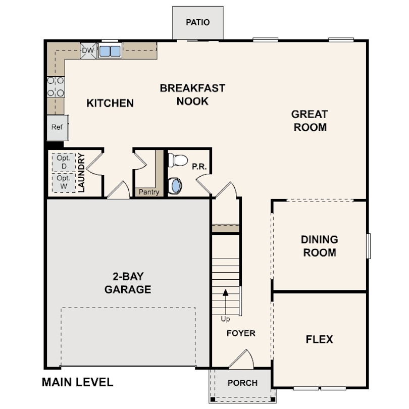 Scipio Sunrise single family granby floor plan 1 in laporte in
