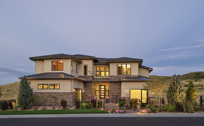 01 century retreat_front exterior twilight