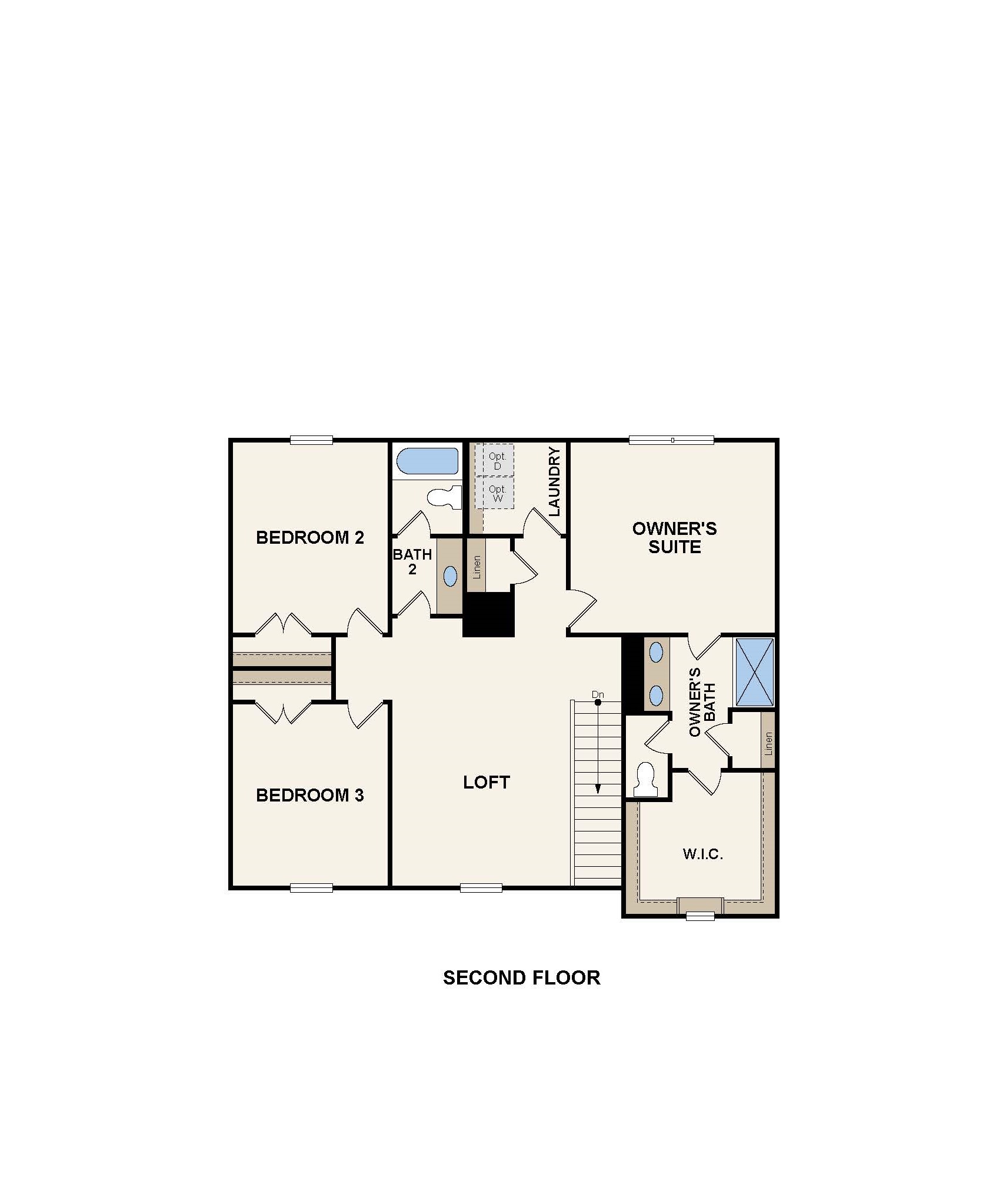 second floor