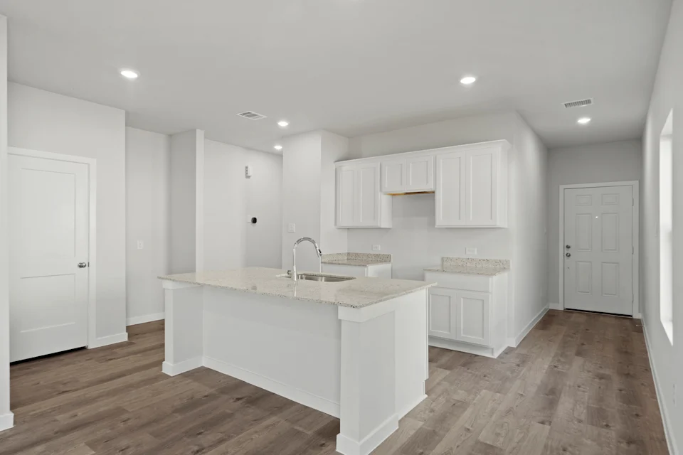 New construction kitchen
