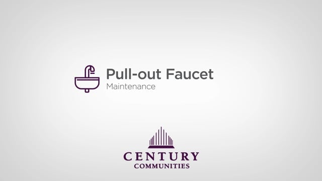Pull-Out Faucet Maintenance Video