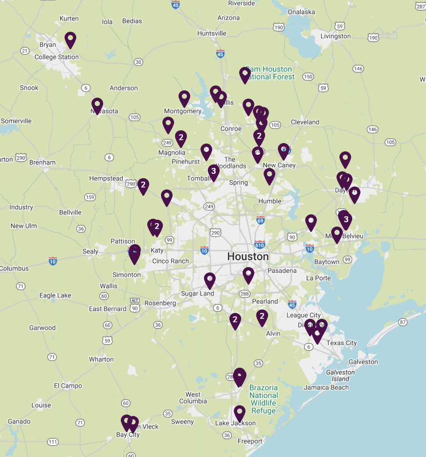 Houston Metro Community Map