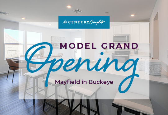 A room with a sign and chairs.