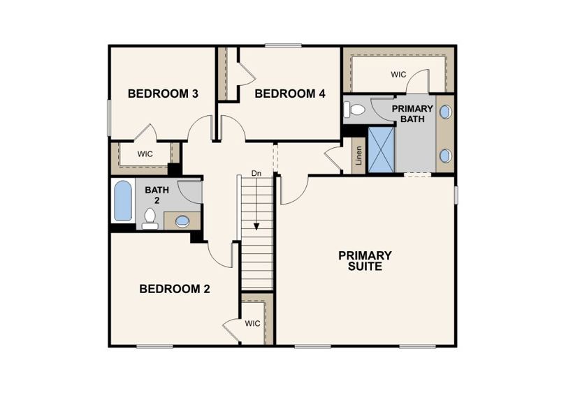 bravado, dahlia floor plan, second floor, right swing, reedley, ca