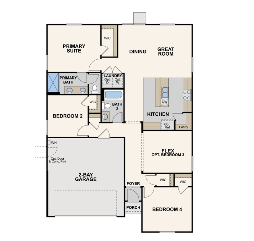 bravado, lot 74 hibiscus floorplan, reedley, ca