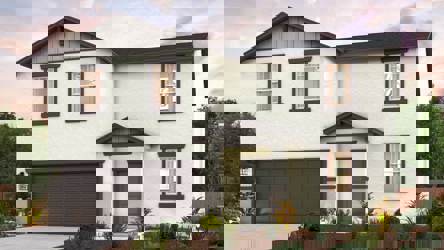 A house with a garage.