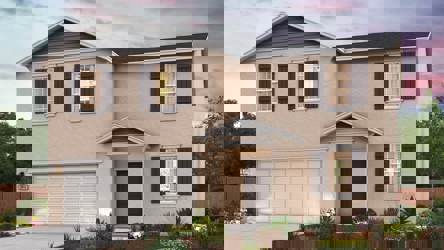 A house with a garage.