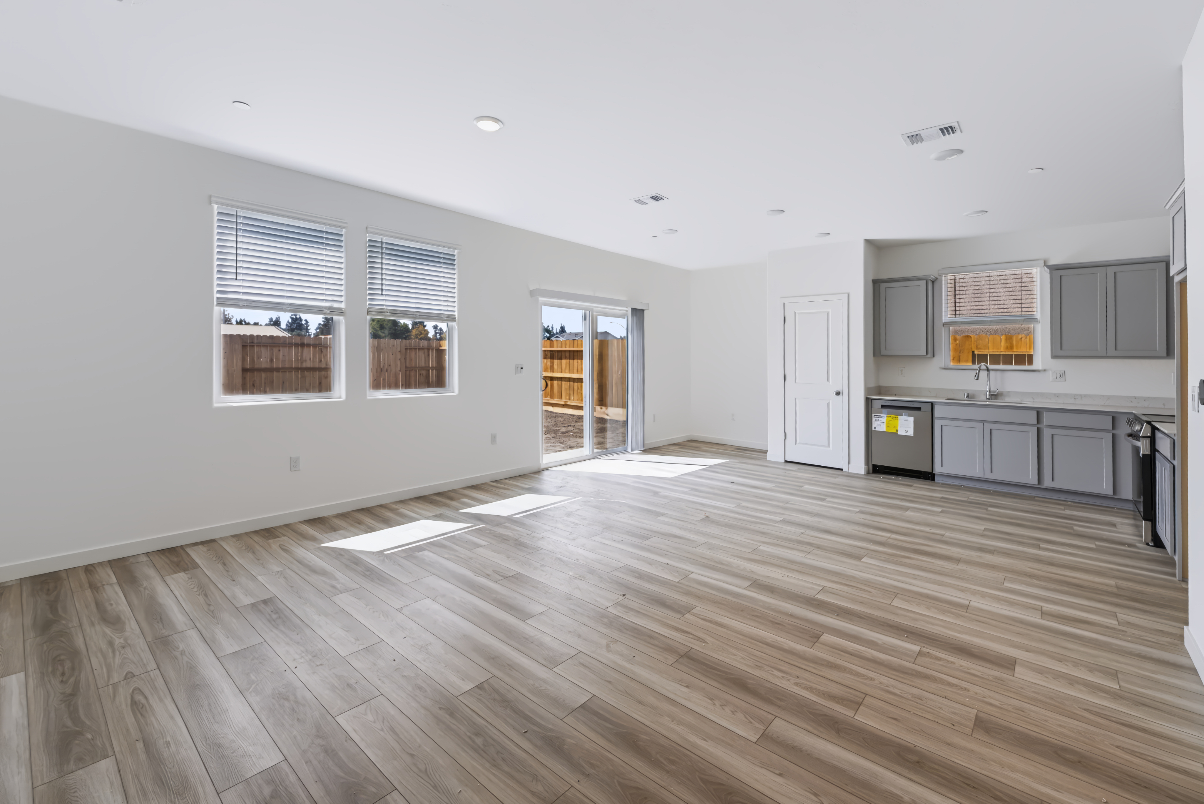 A large empty kitchen.