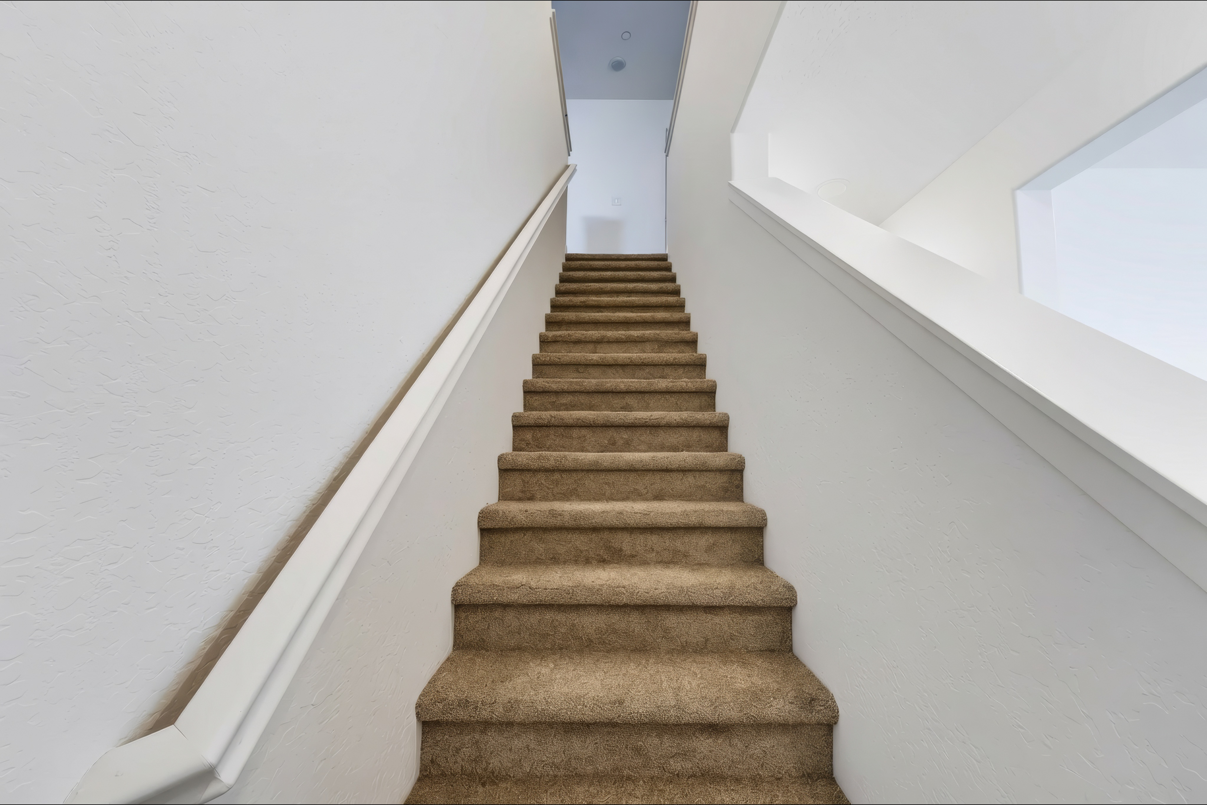 A staircase in a building.