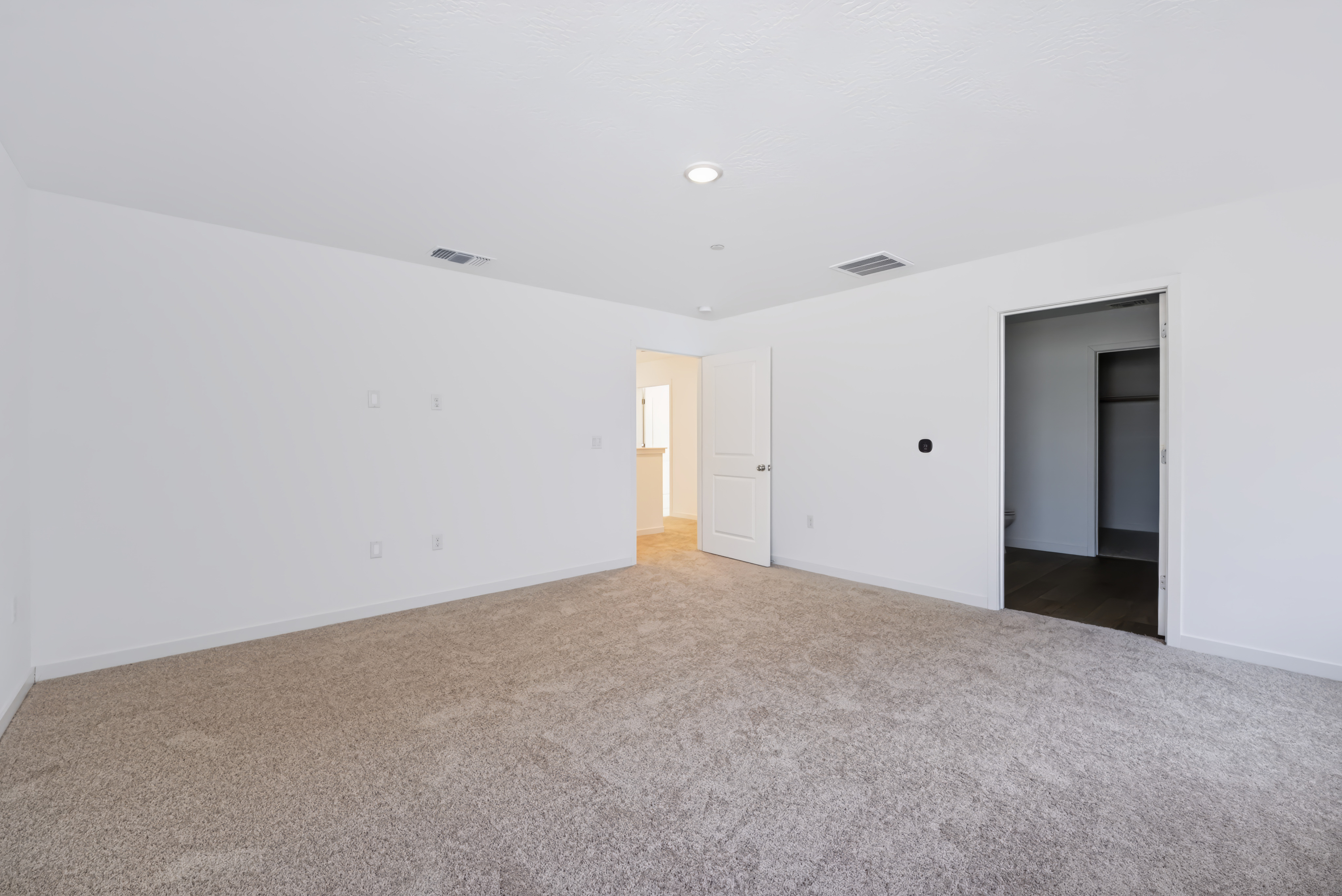 A room with white walls.