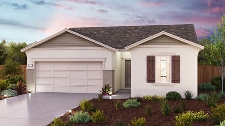 A house with a garage.