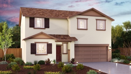 A house with a driveway.