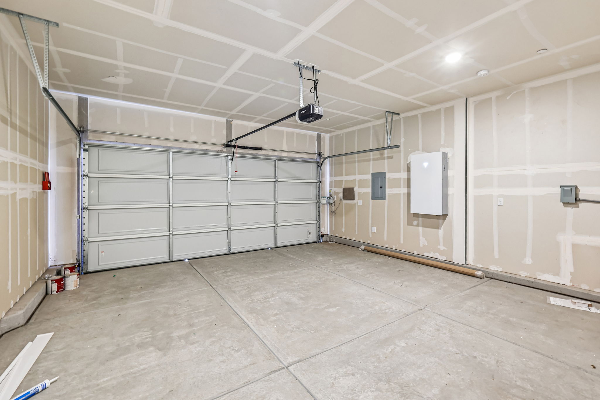 A room with white walls.
