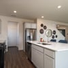 live oak, orchid model kitchen and mudroom, hanford, ca
