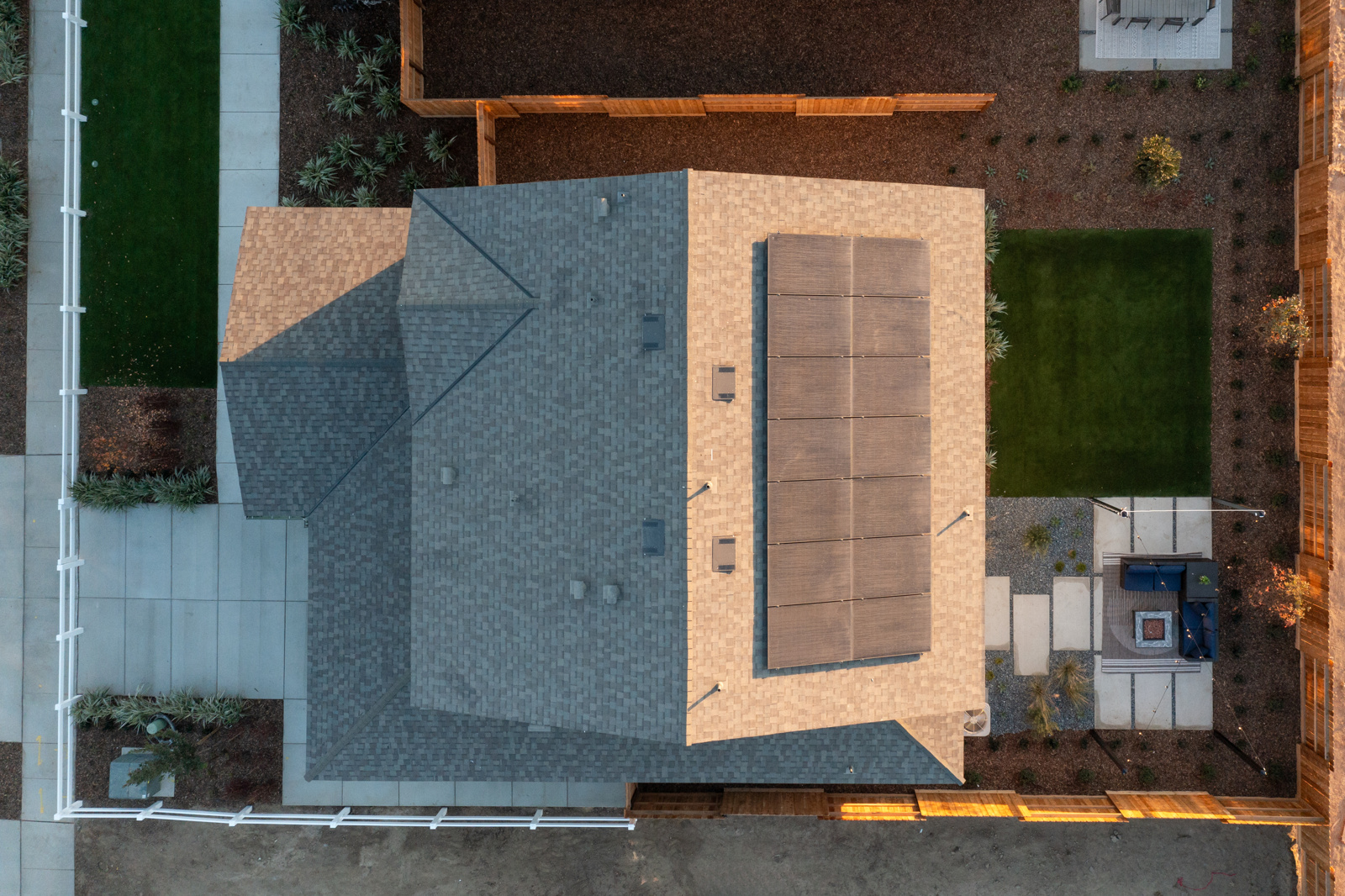 A building with a few doors.