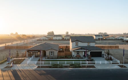 A group of houses.
