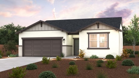 A house with a garage.