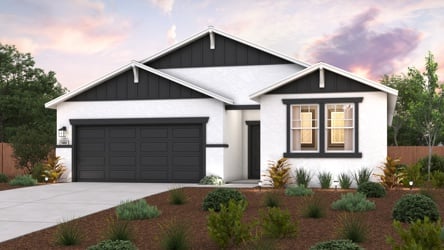 A house with a garage.