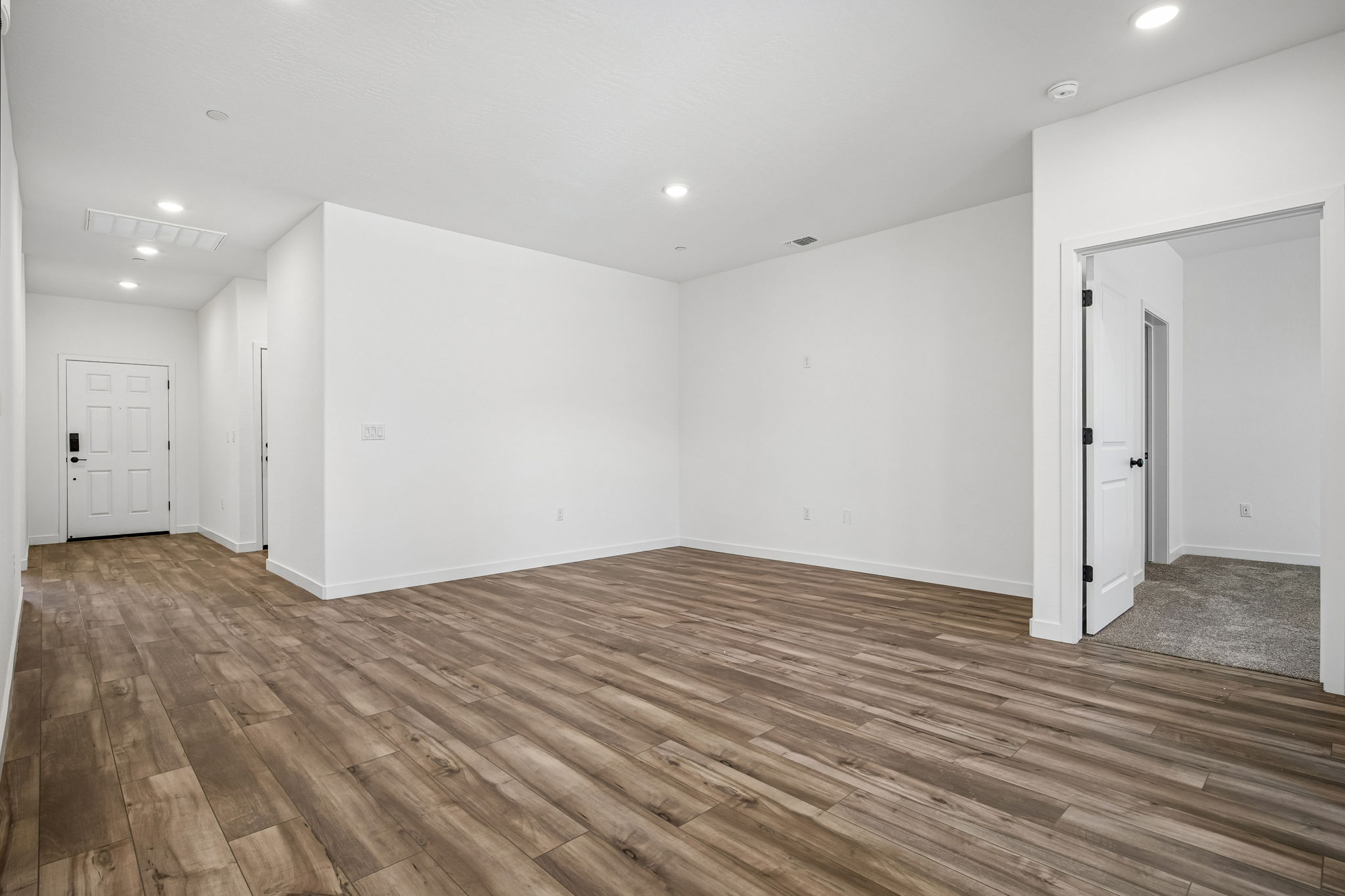 A room with white walls.