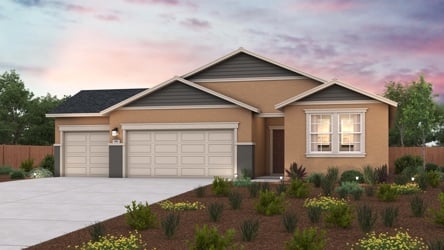 A house with a driveway.