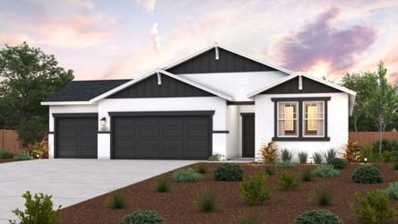 A house with a garage.